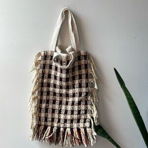 M.Patmos hand woven one of a kind bag